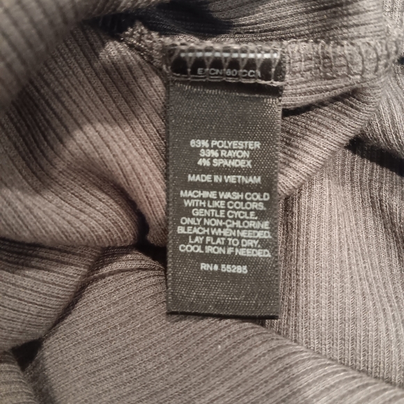 Express Gray Off Shoulder Dress - Picture 6 of 9